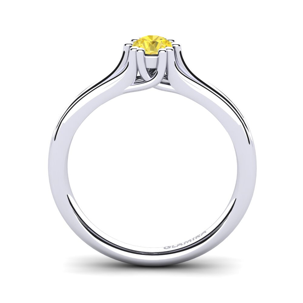 Yellow Sapphire Engagement Ring Arian