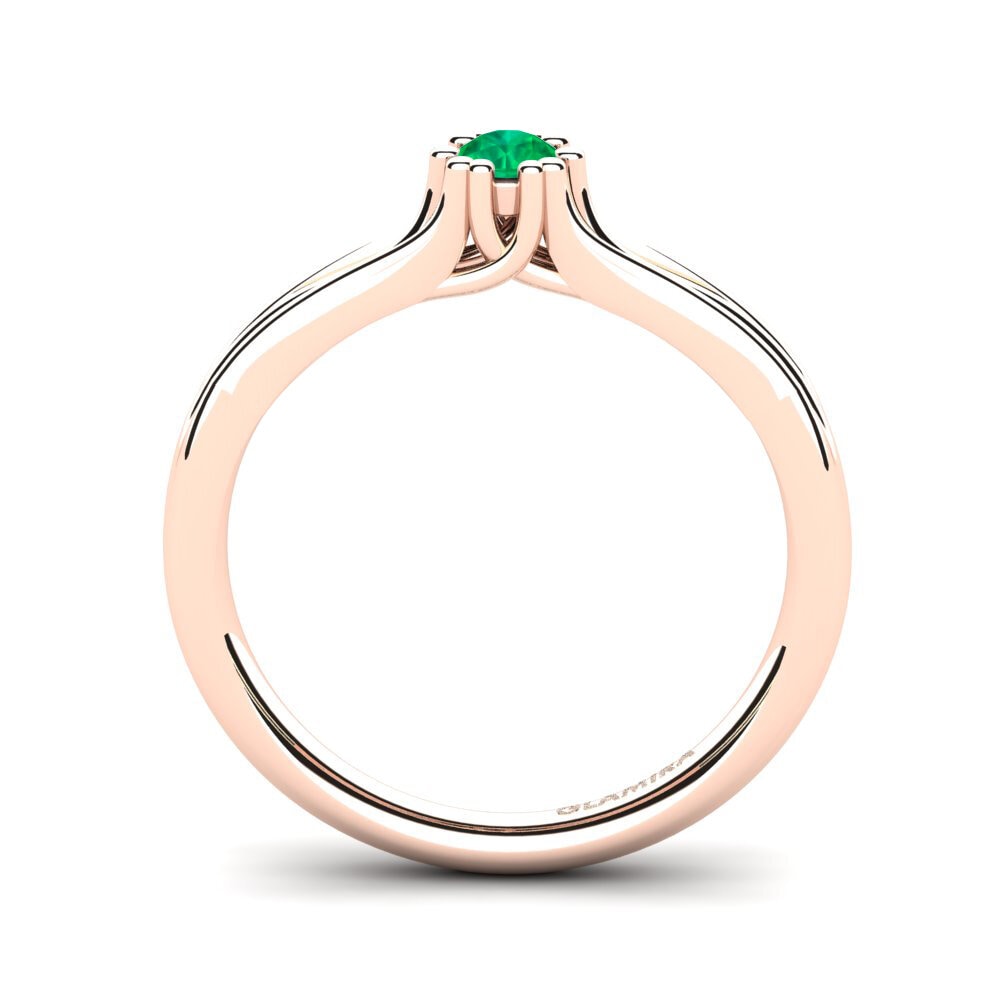 Emerald Engagement Ring Arian 0.1 crt