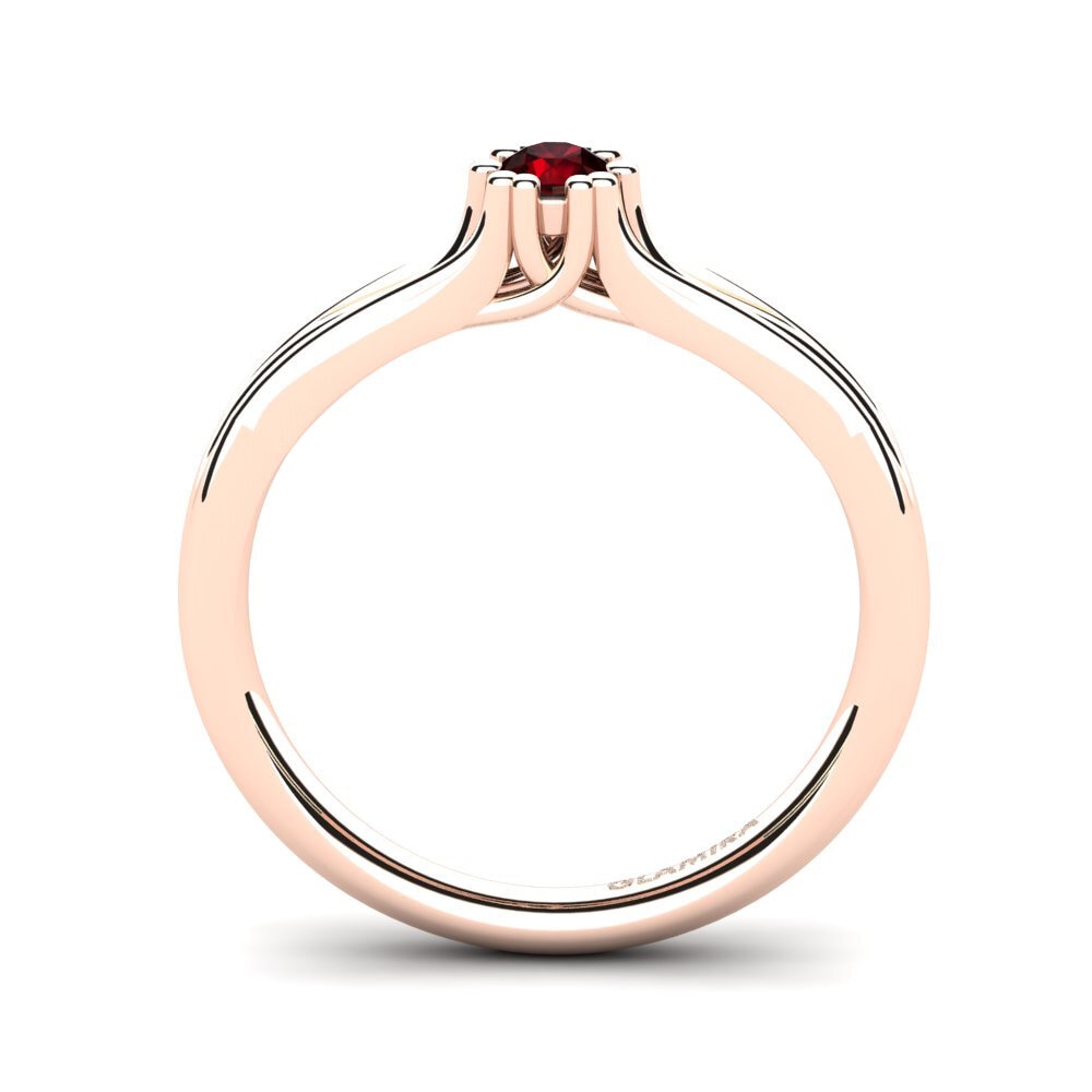 Garnet Engagement Ring Arian 0.1 crt