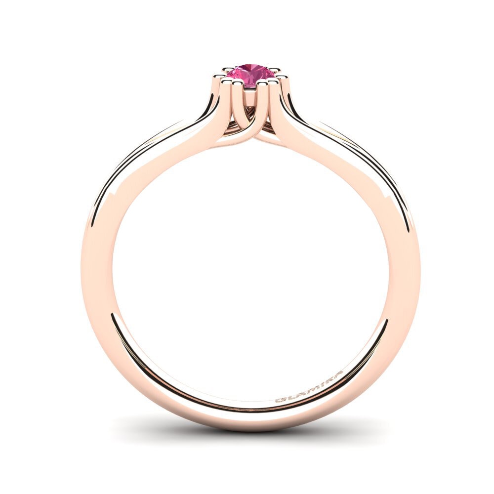 Pink Tourmaline Engagement Ring Arian 0.1 crt