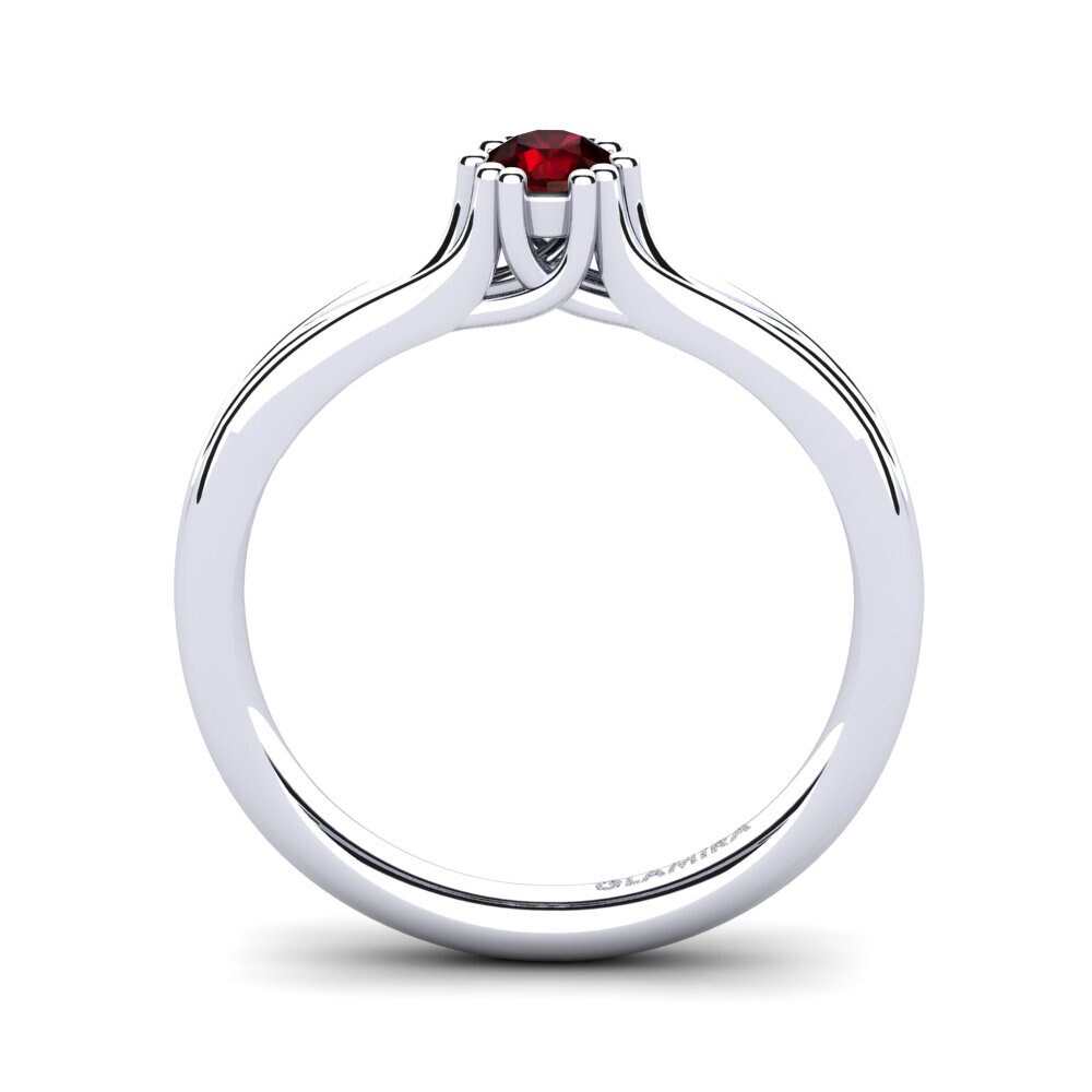 Garnet Engagement Ring Arian 0.16 crt