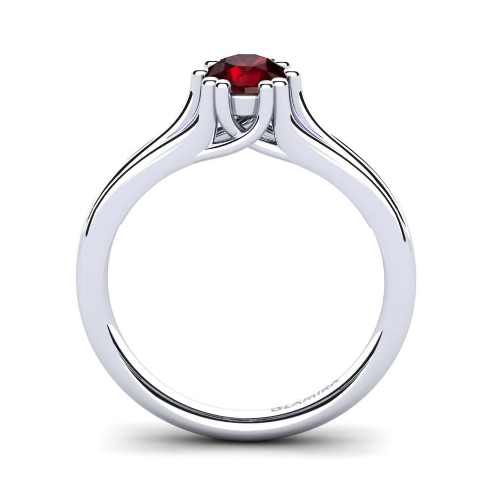 Garnet Engagement Ring Arian 0.5 crt