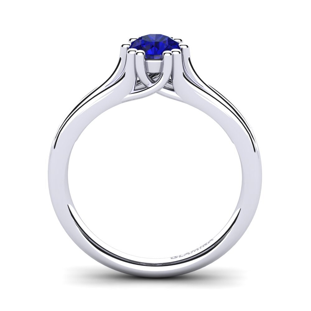 Sapphire (Lab Created) Engagement Ring Arian 0.5 crt