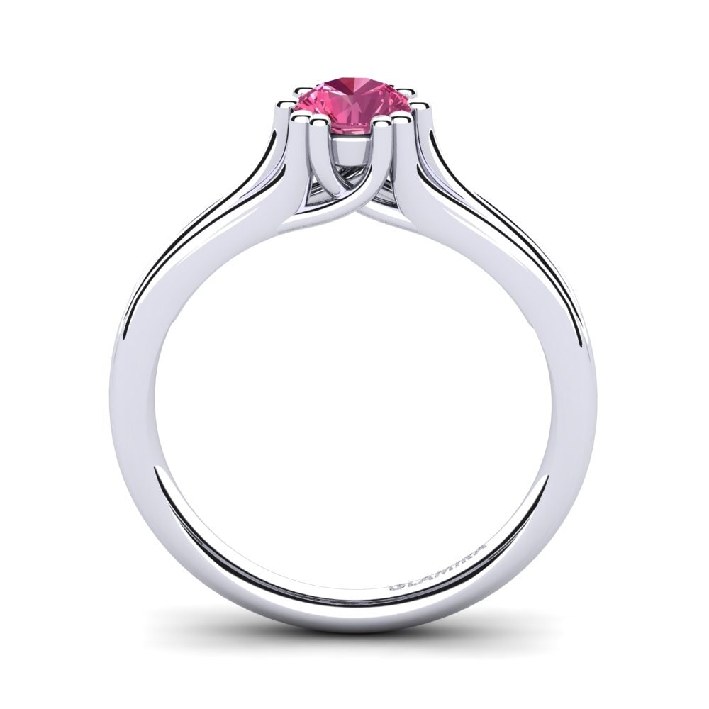 Pink Tourmaline Engagement Ring Arian 0.5 crt