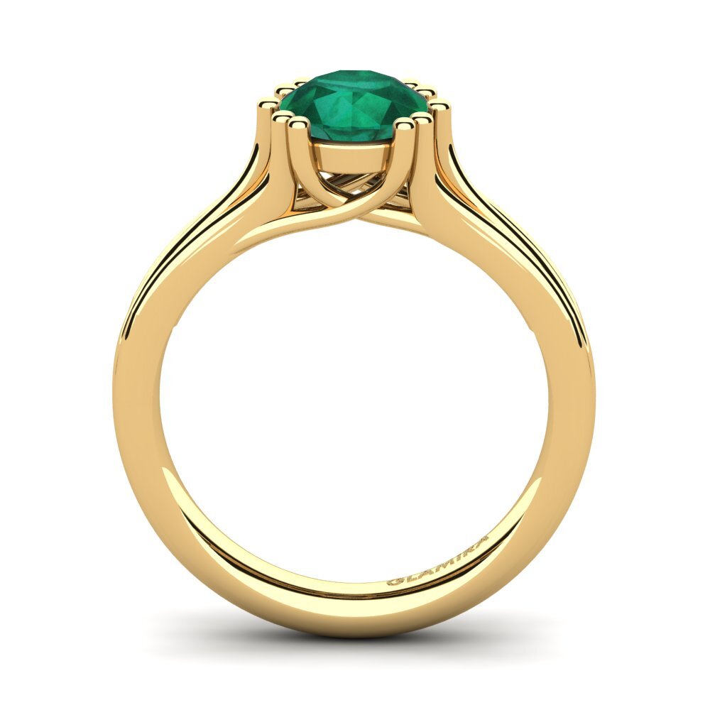 Emerald Engagement Ring Arian 0.8 crt