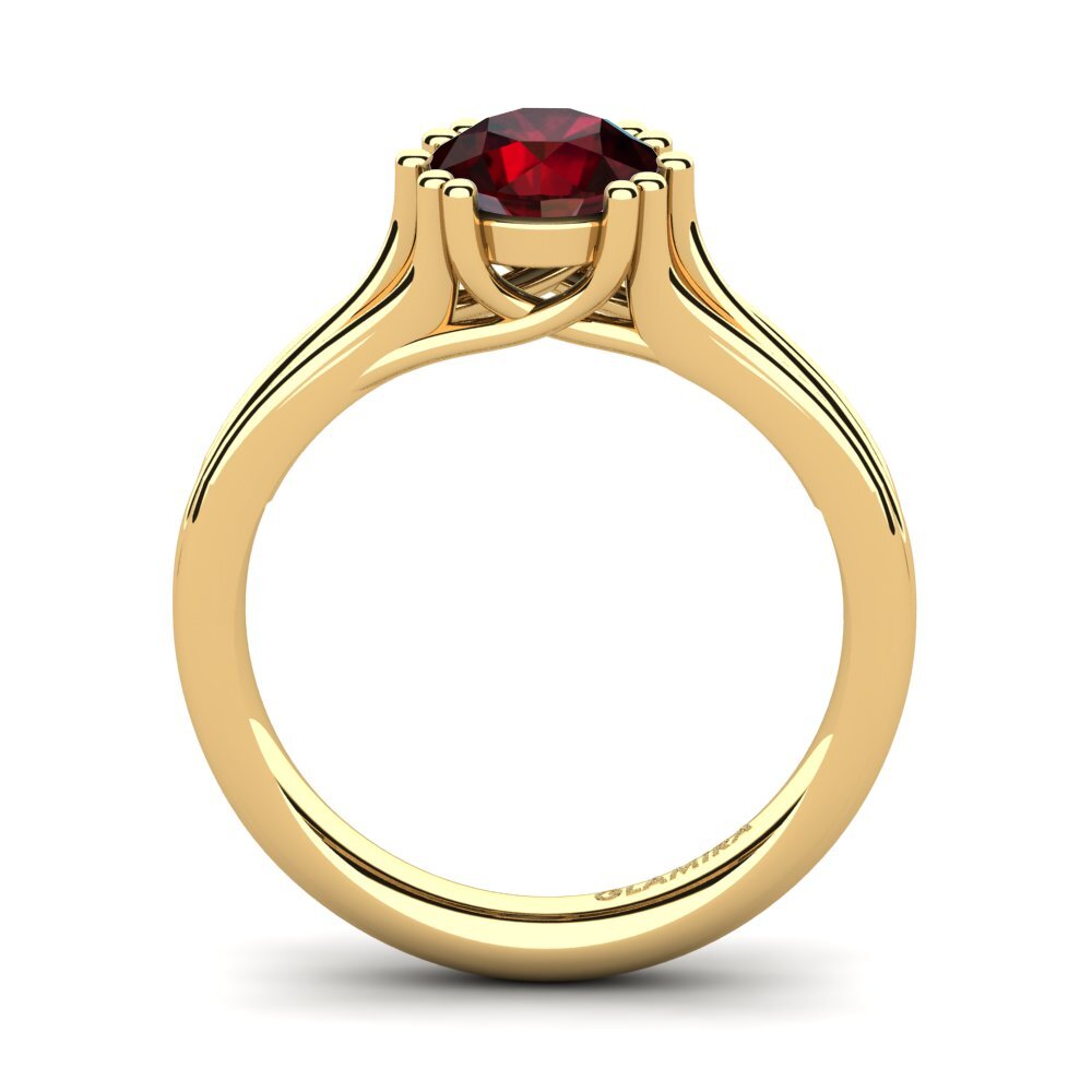 Garnet Engagement Ring Arian 0.8 crt