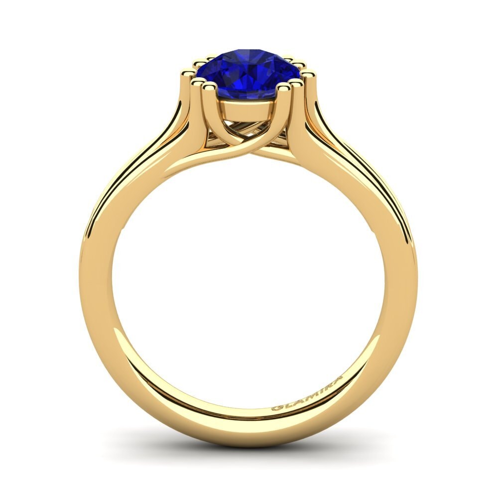 Sapphire (Lab Created) Engagement Ring Arian 0.8 crt