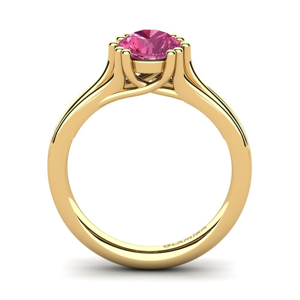Pink Tourmaline Engagement Ring Arian 0.8 crt