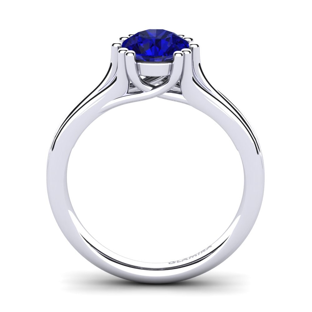 Sapphire (Lab Created) Engagement Ring Arian 1.0 crt
