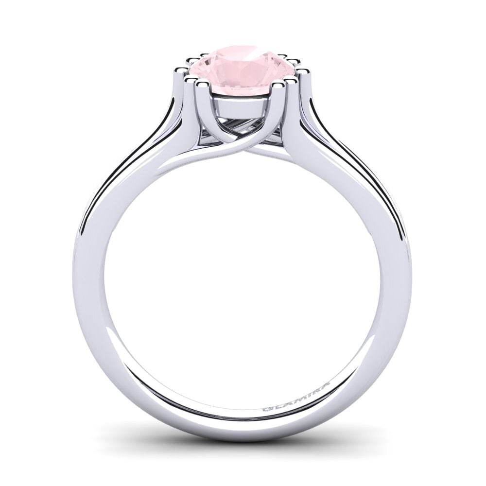Rose Quartz Engagement Ring Arian 1.0 crt
