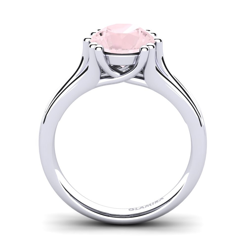 Rose Quartz Engagement Ring Arian 2.0 crt