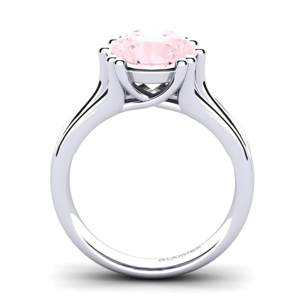 Rose Quartz Engagement Ring Arian 3.0 crt