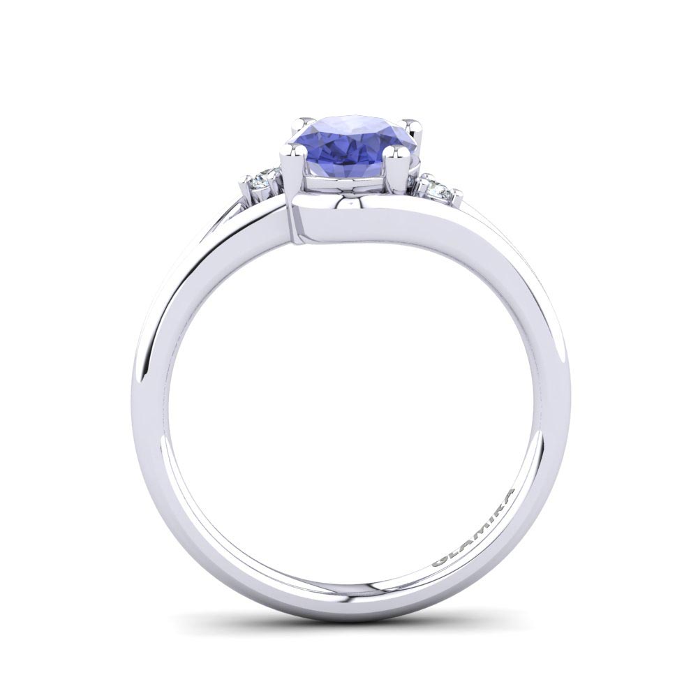 Tanzanite Engagement Ring Ariel 1.09 crt
