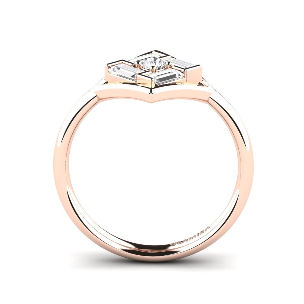 Weißer Saphir Ring Arietis