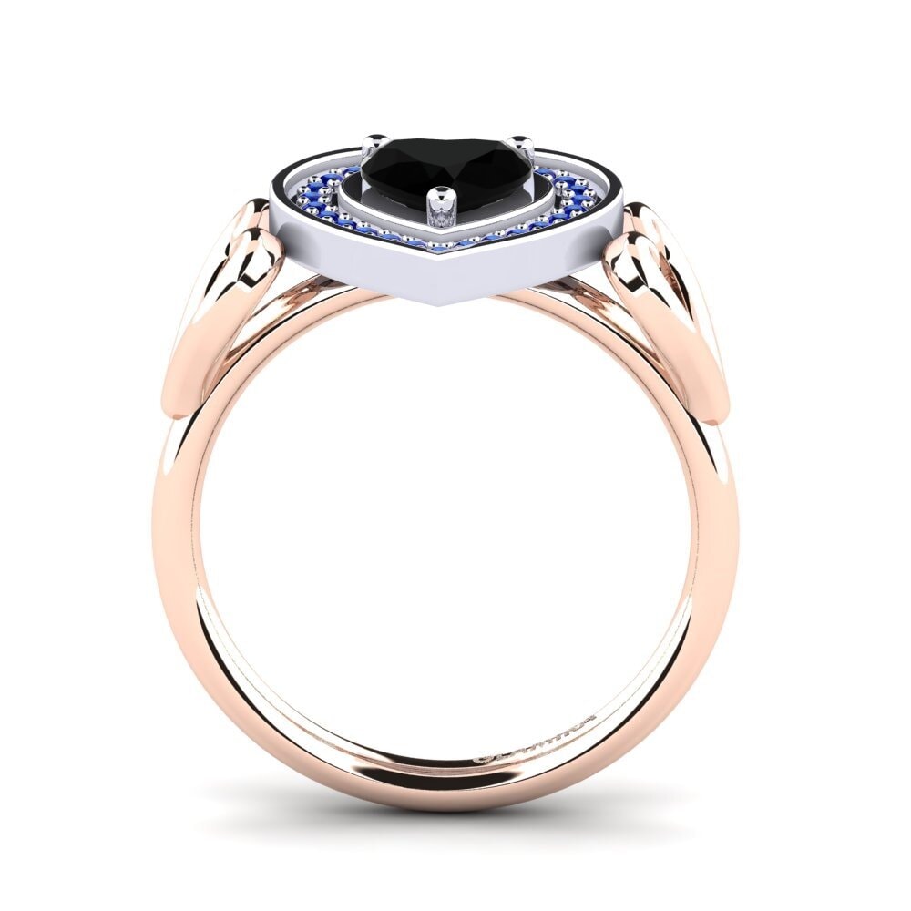 14k Rose & White Gold Engagement Ring Aritrika