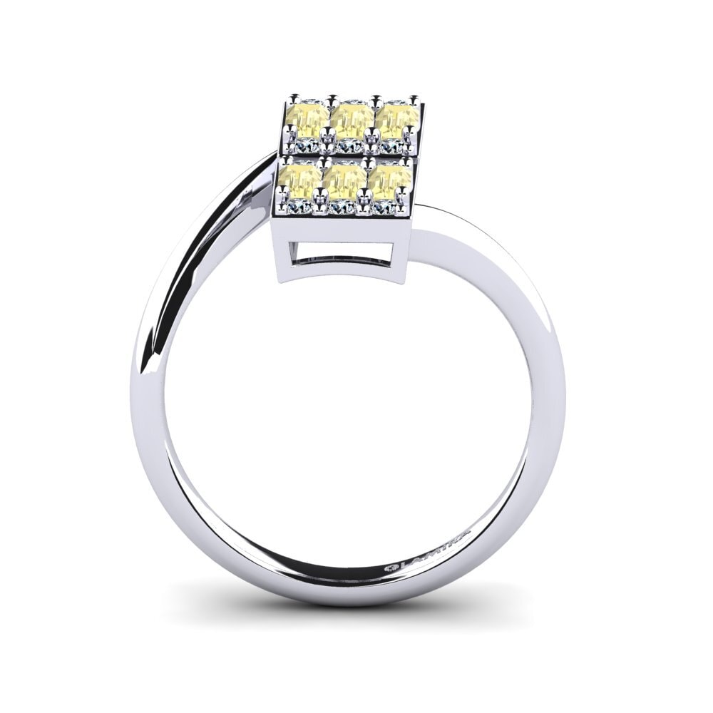 Zafiro amarillo Anillo Arkoi