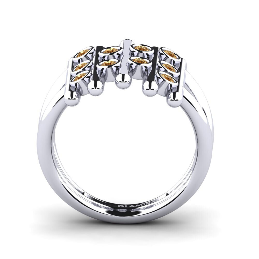 Brauner Diamant Ringe Arroweq