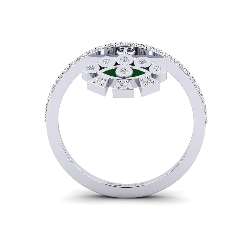 14ct White Gold Ring Artemisi