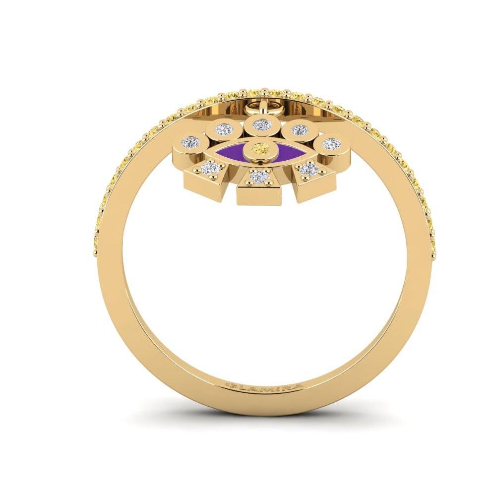 Yellow Diamond Ring Artemisi