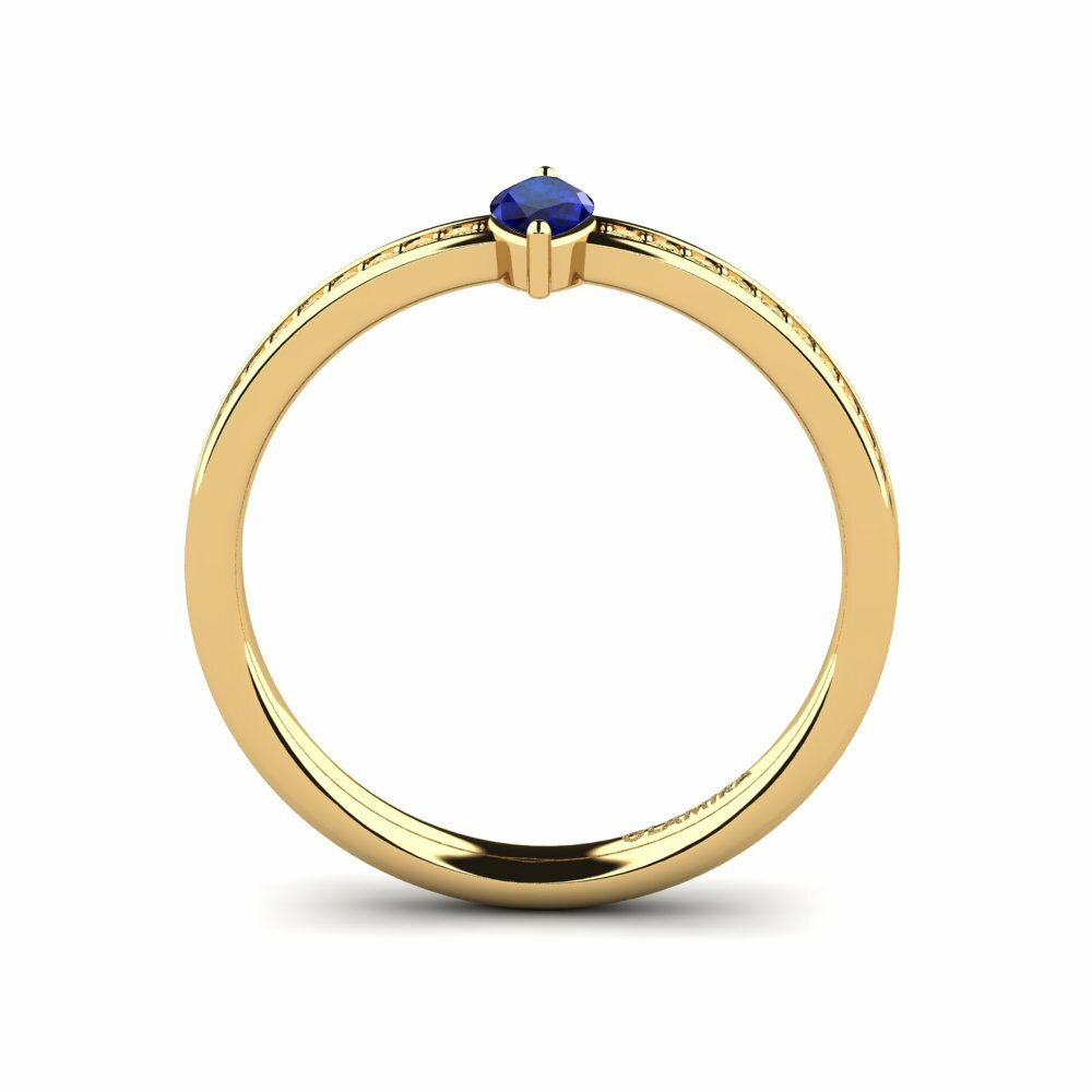 Zafiro Anillo de Mujer Ashwin