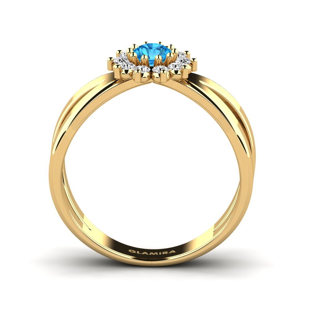 Blue Topaz Ring Aspergill