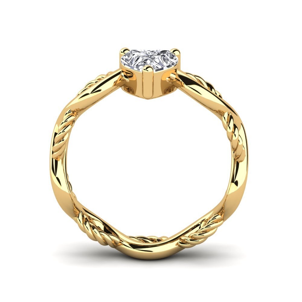 14ct Yellow Gold Diamond Ring Assieve