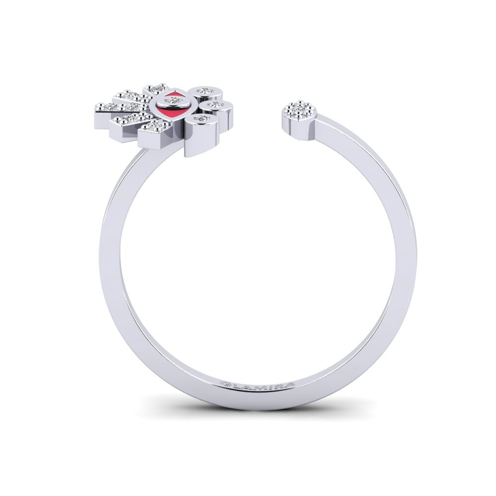 Weißgold 375 Ring Assos