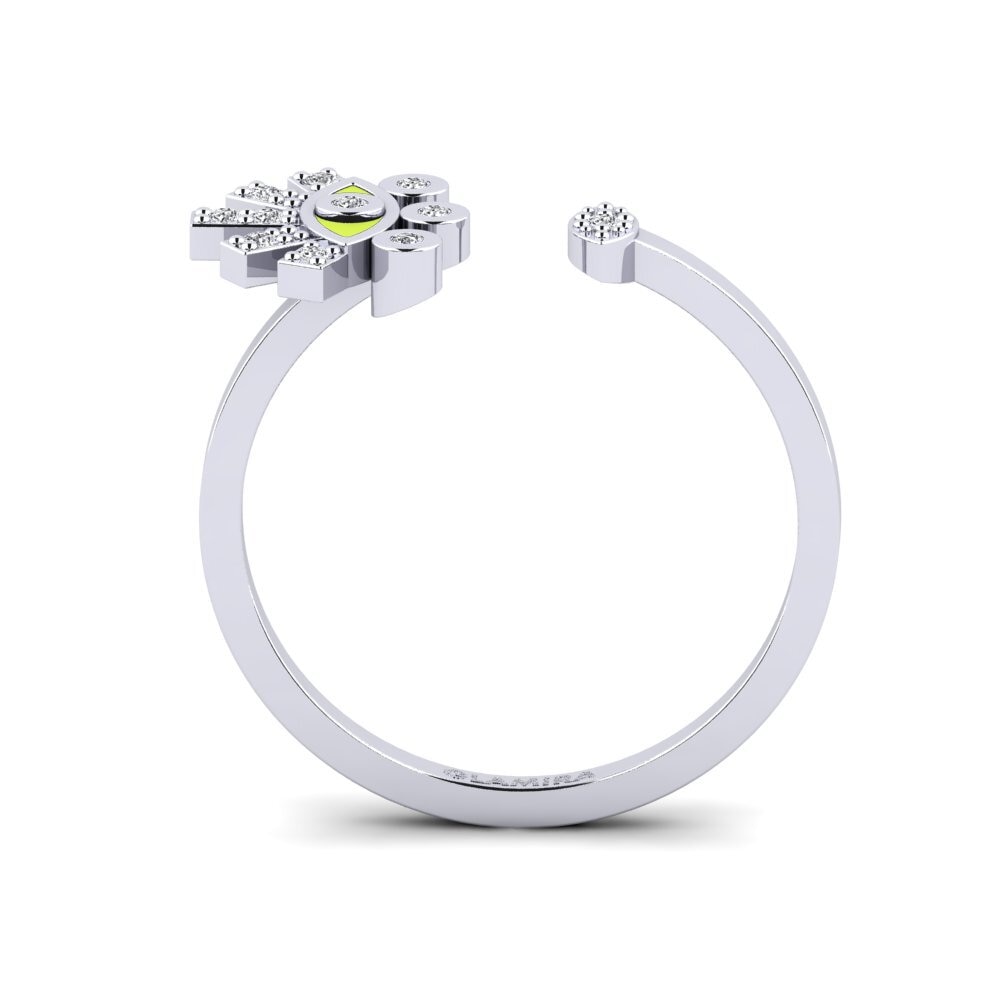 Argent Blanc Bague Assos