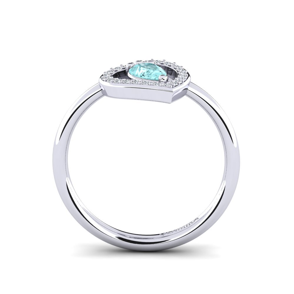 Aquamarine Ring Astrid