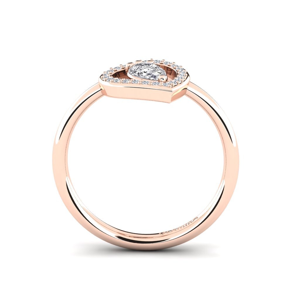 Tropfen Diamant Ring Astrid