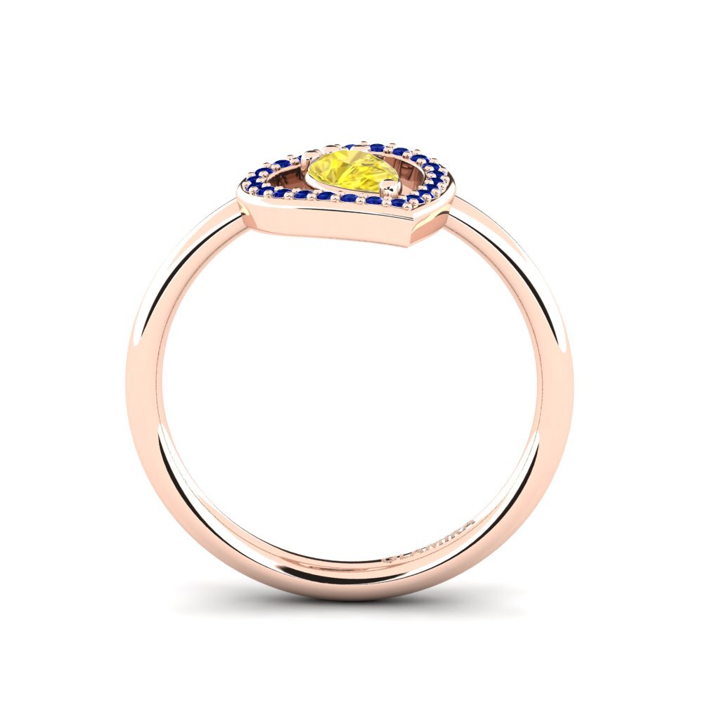 Yellow Sapphire Ring Astrid