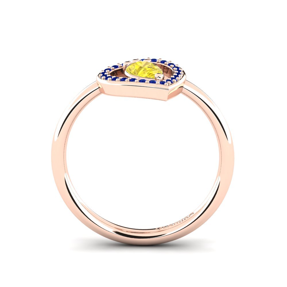 14k Rose Gold Ring Astrid