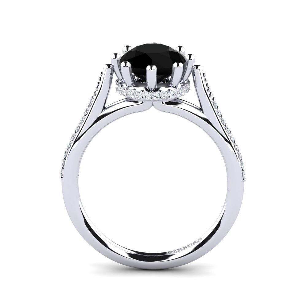 Black Sapphire Engagement Ring Atalissa