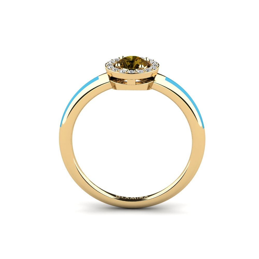 Brauner Zirkon Ring Atolst