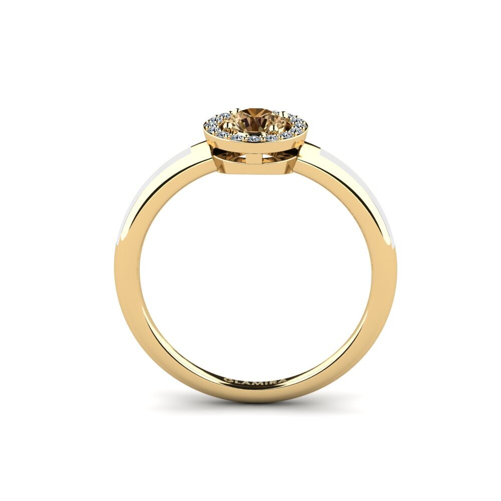 Brauner Diamant Ring Atolst
