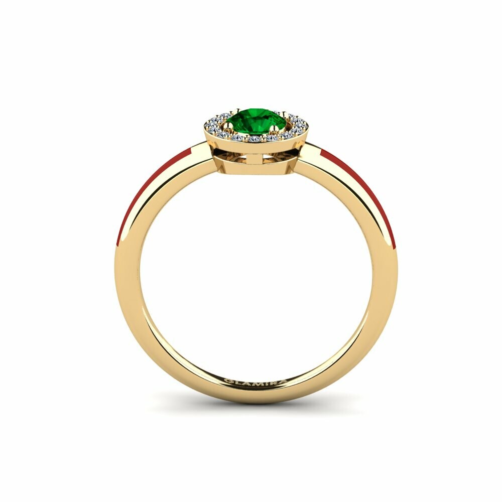 Zircone Vert Bague Atolst