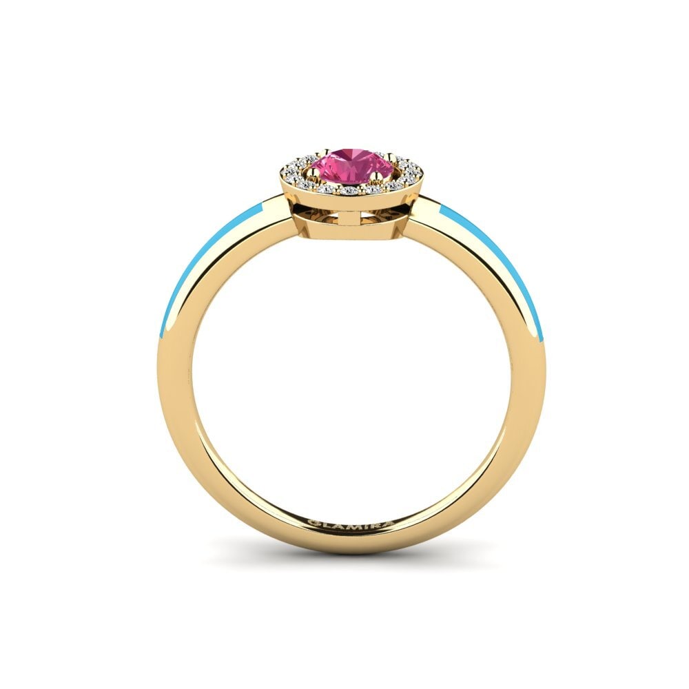 Rosa Turmalin Ring Atolst