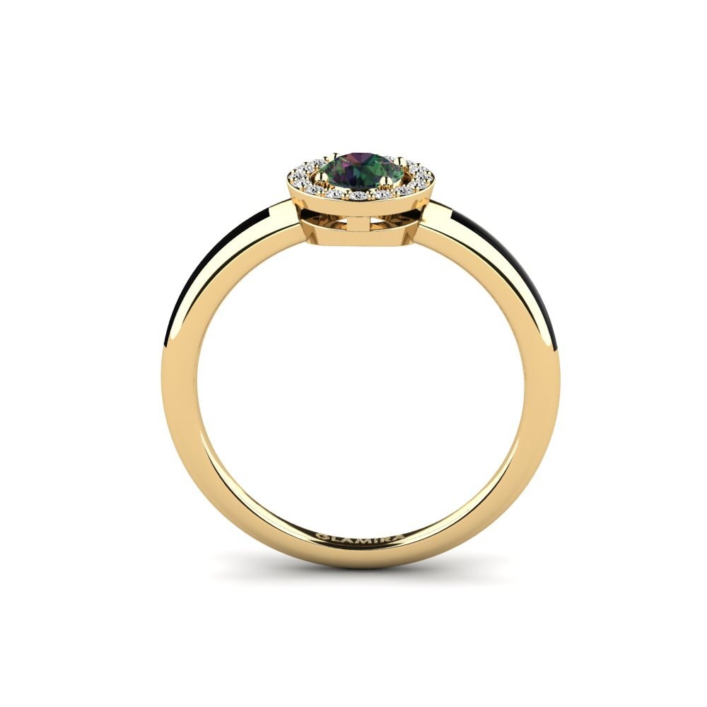 Topacio Místico Anillo Atolst
