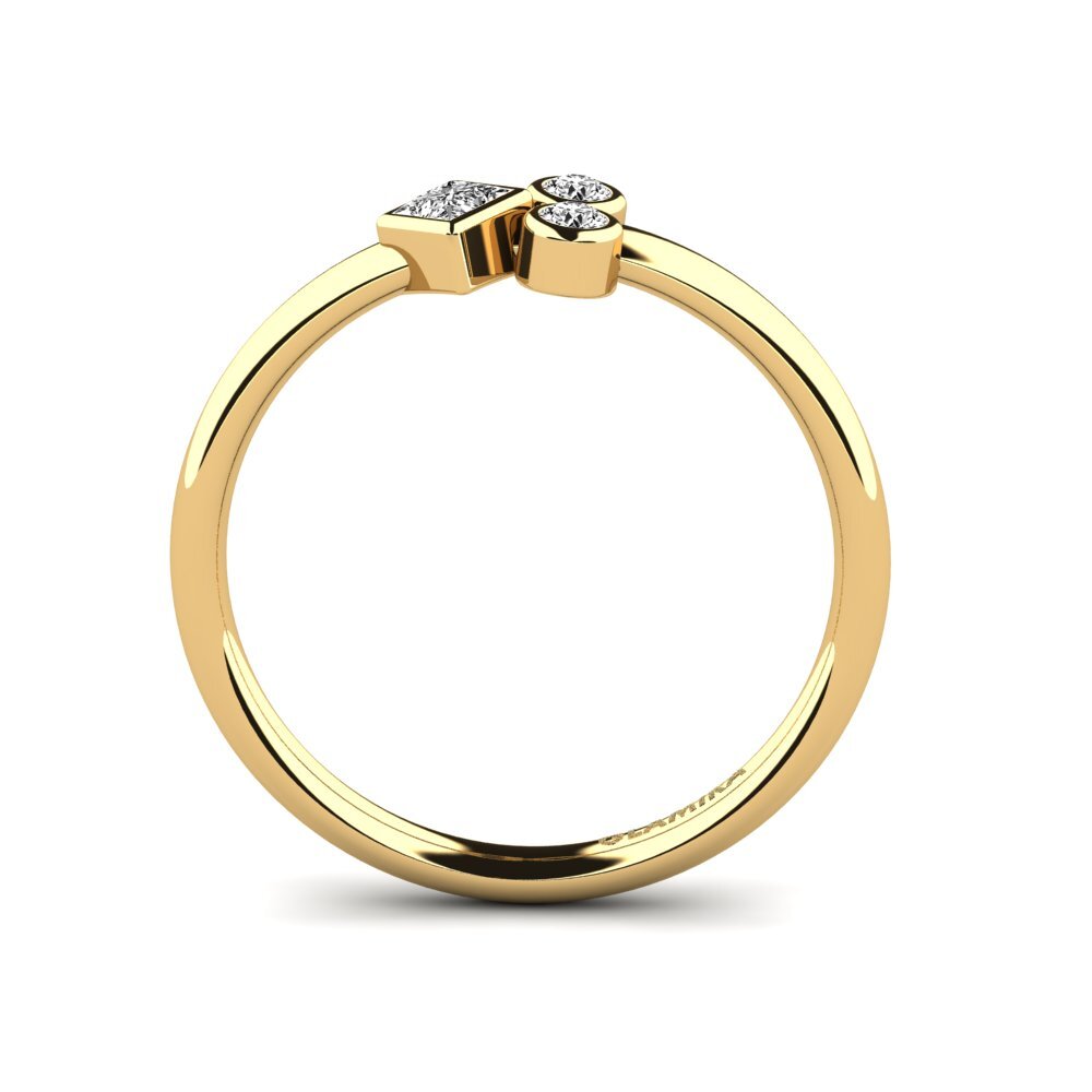 Princesa Moissanita Anillo Attiser