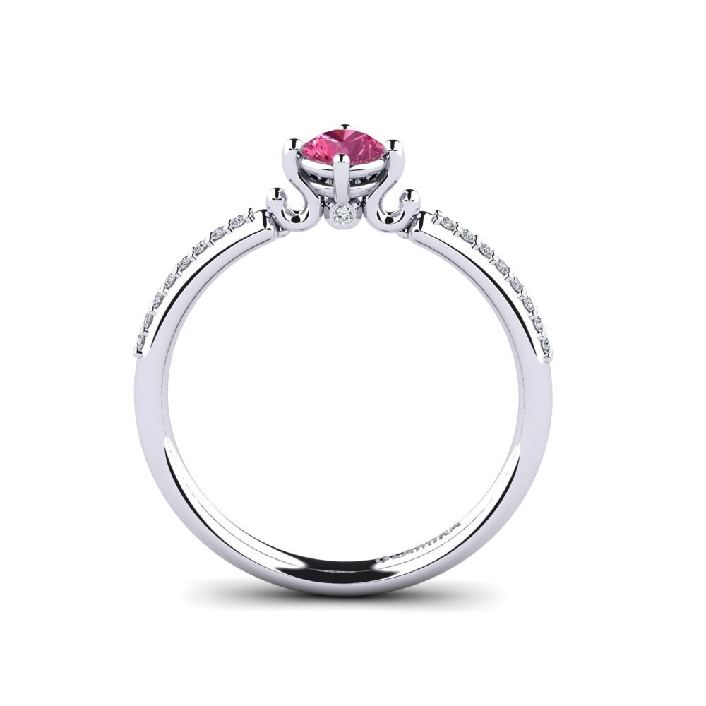 Pink Tourmaline Engagement Ring Aubriel