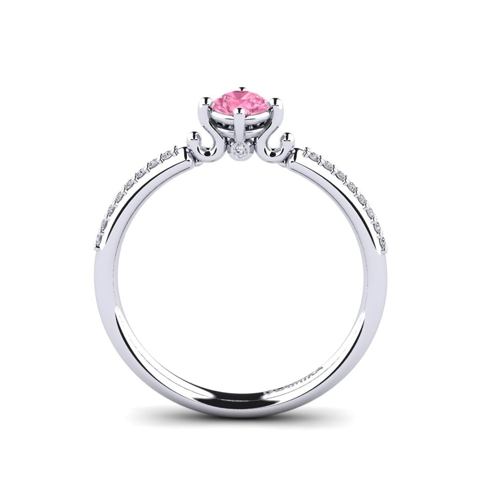 Pink Sapphire Engagement Ring Aubriel