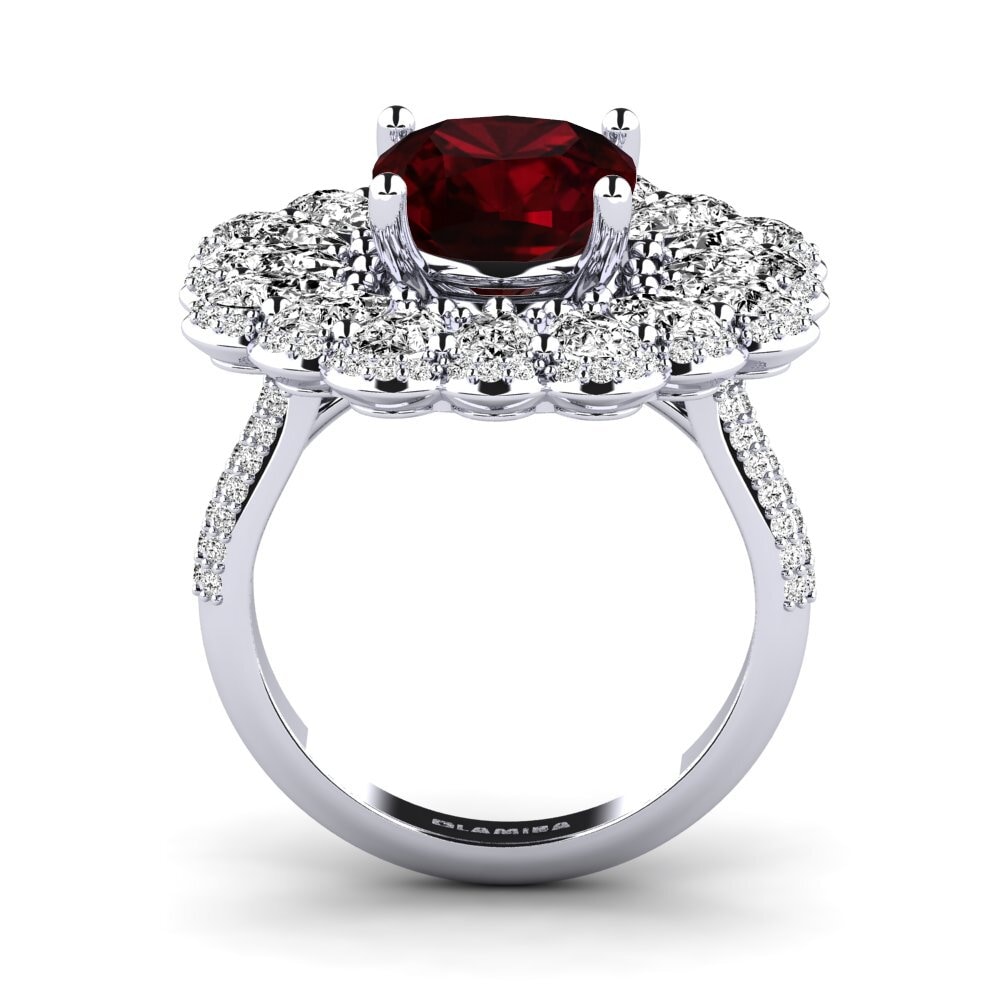 Granate Anillo de compromiso Auda