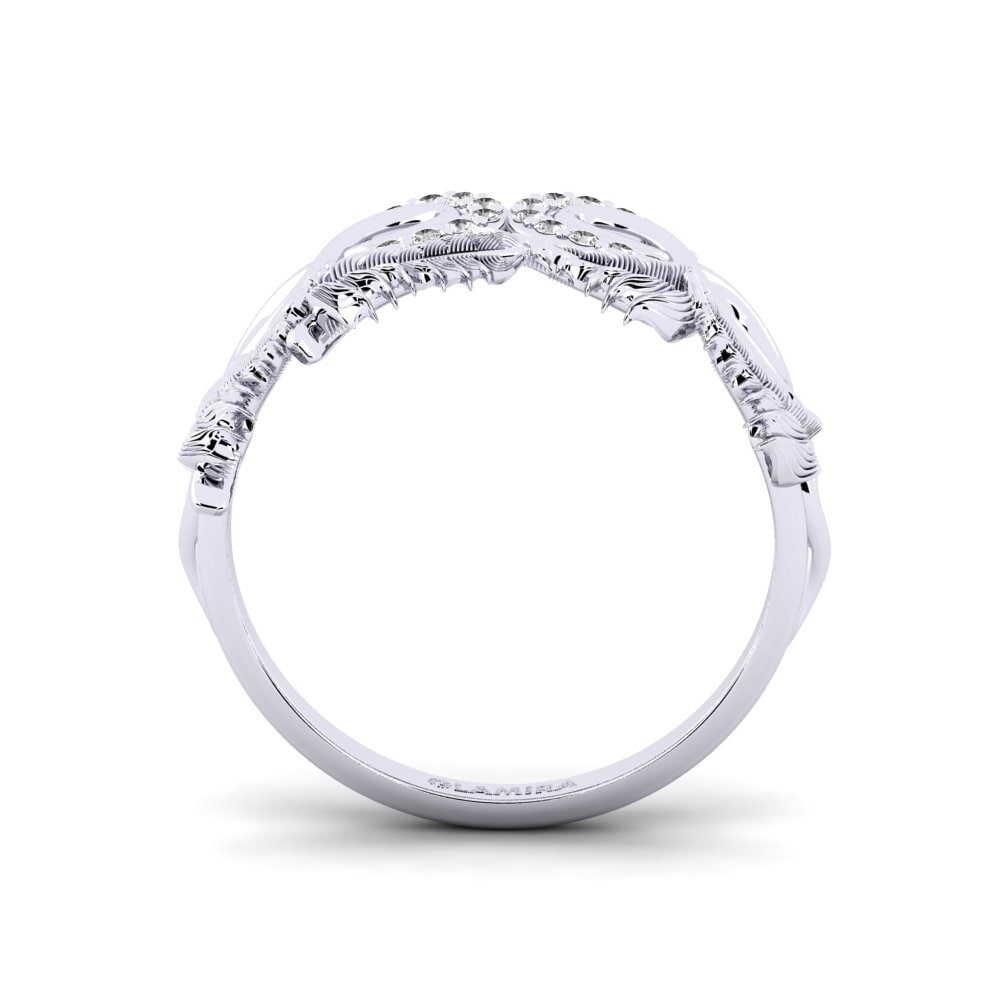 White sapphire Ring Audette