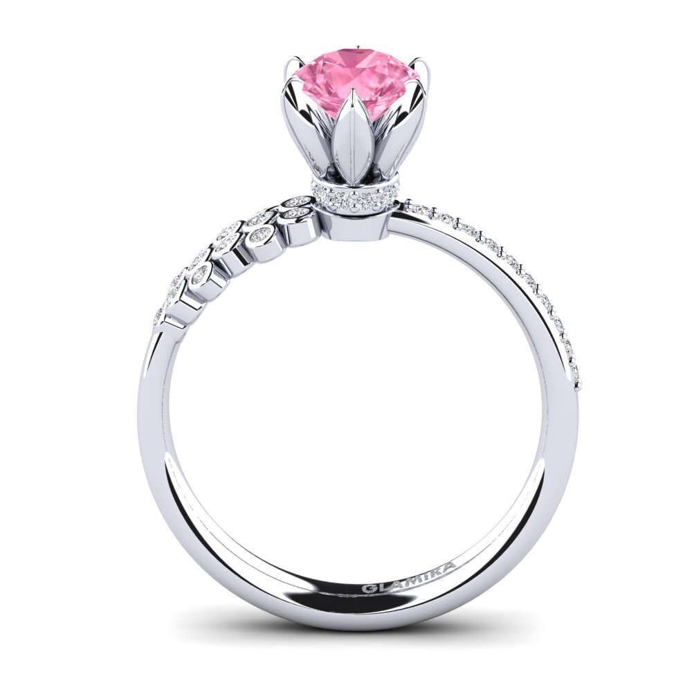 Pink Sapphire Engagement Ring Audrie