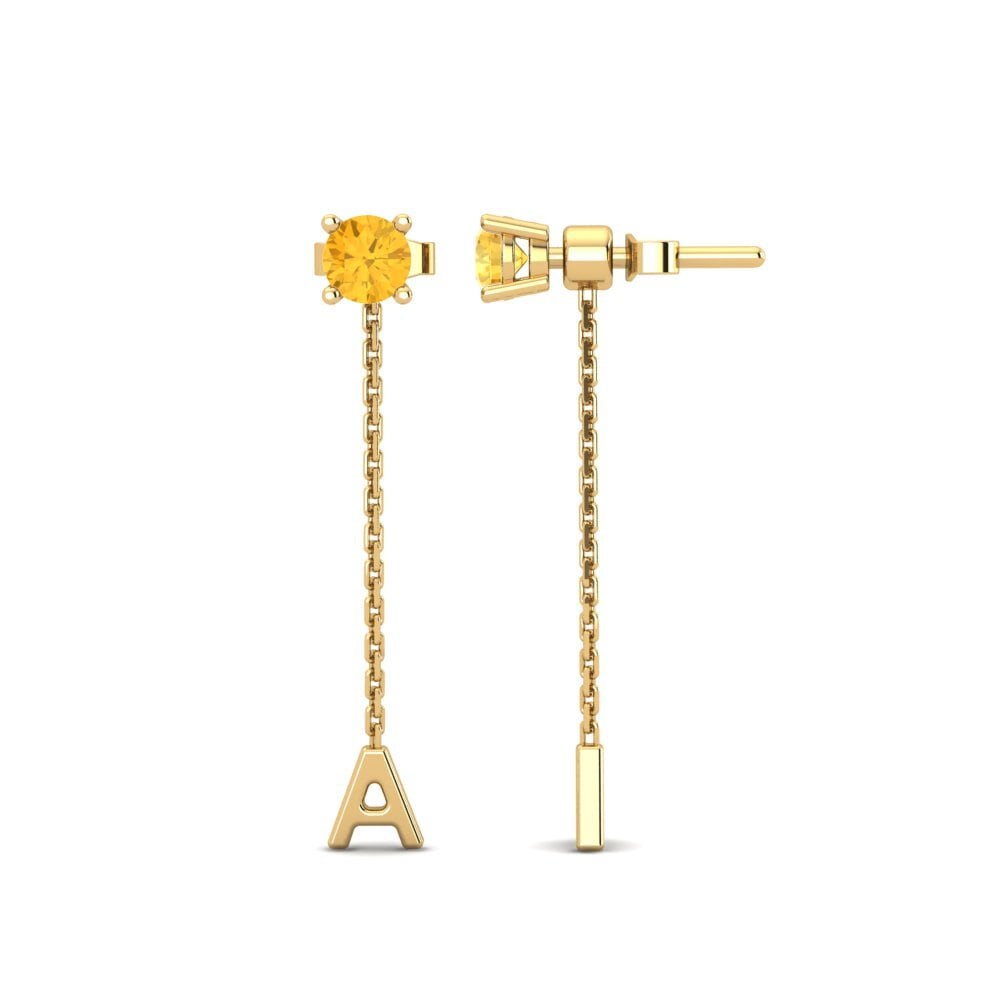 Citrine Women's Earring Aundrea A