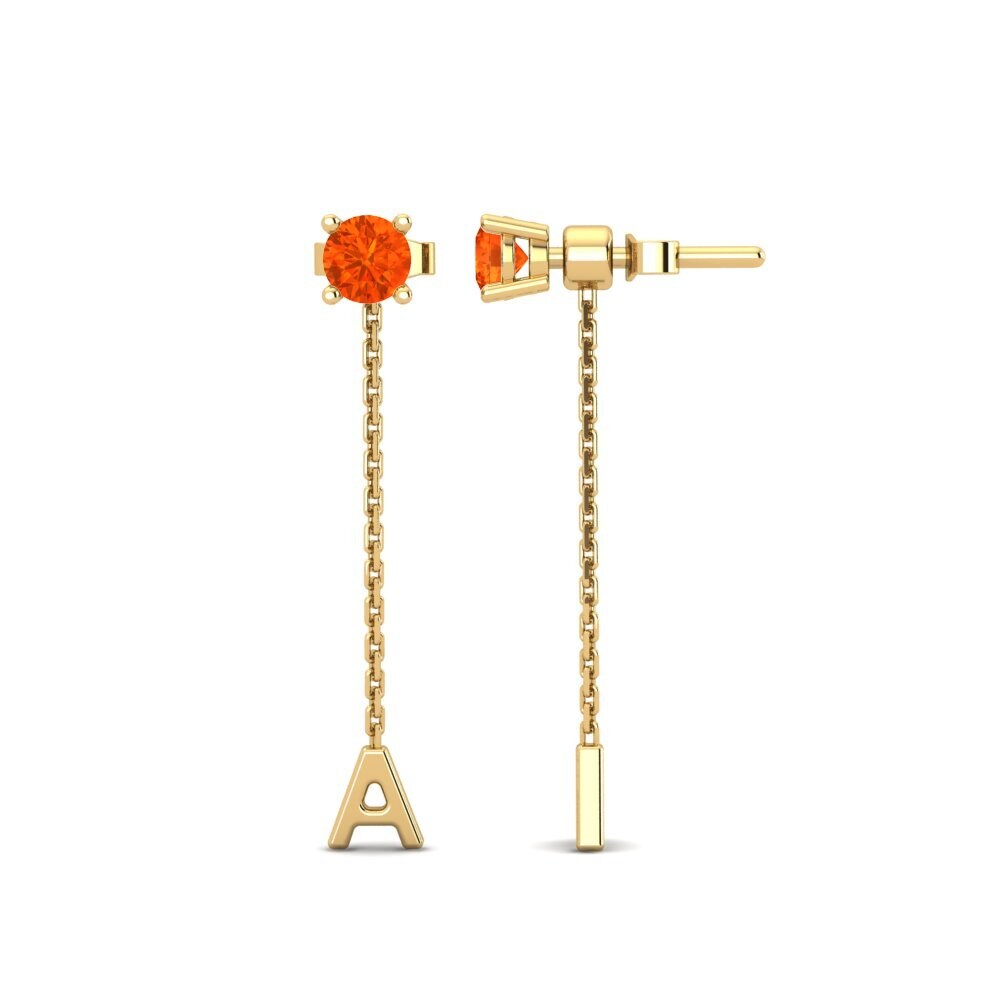 Fire Opal Women's Earring Aundrea A