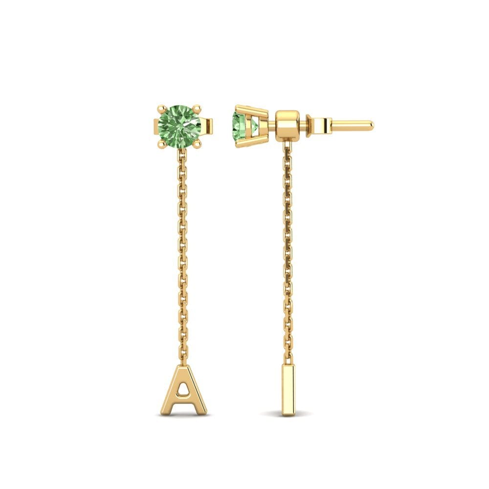 Green Diamond Women's Earring Aundrea A