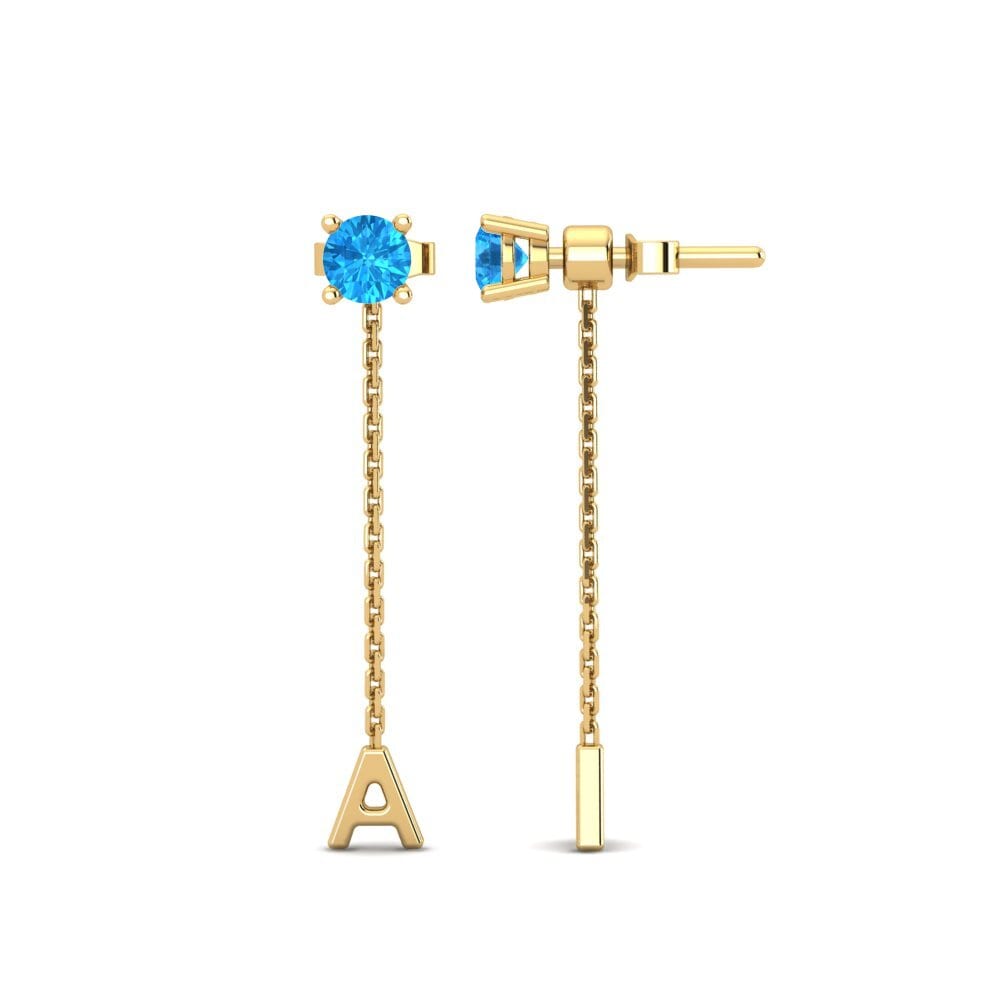 Blue Topaz Women's Earring Aundrea A