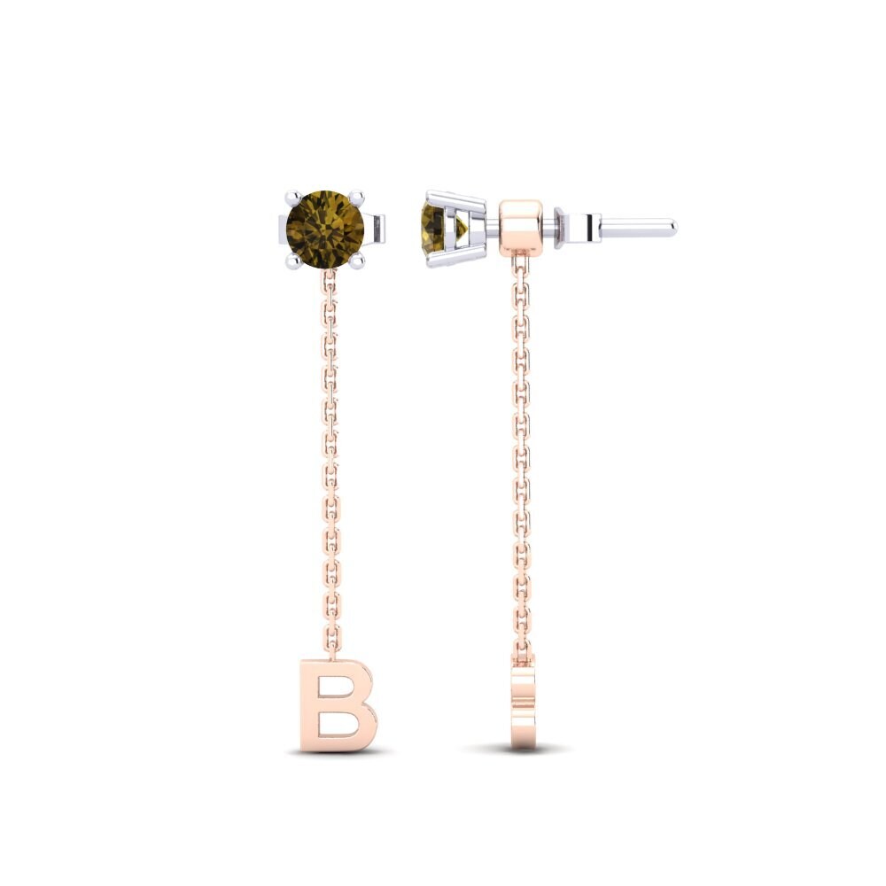 Brown Zircon Women's Earring Aundrea B