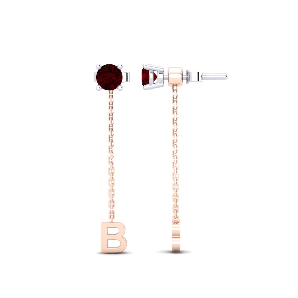 Garnet Women's Earring Aundrea B